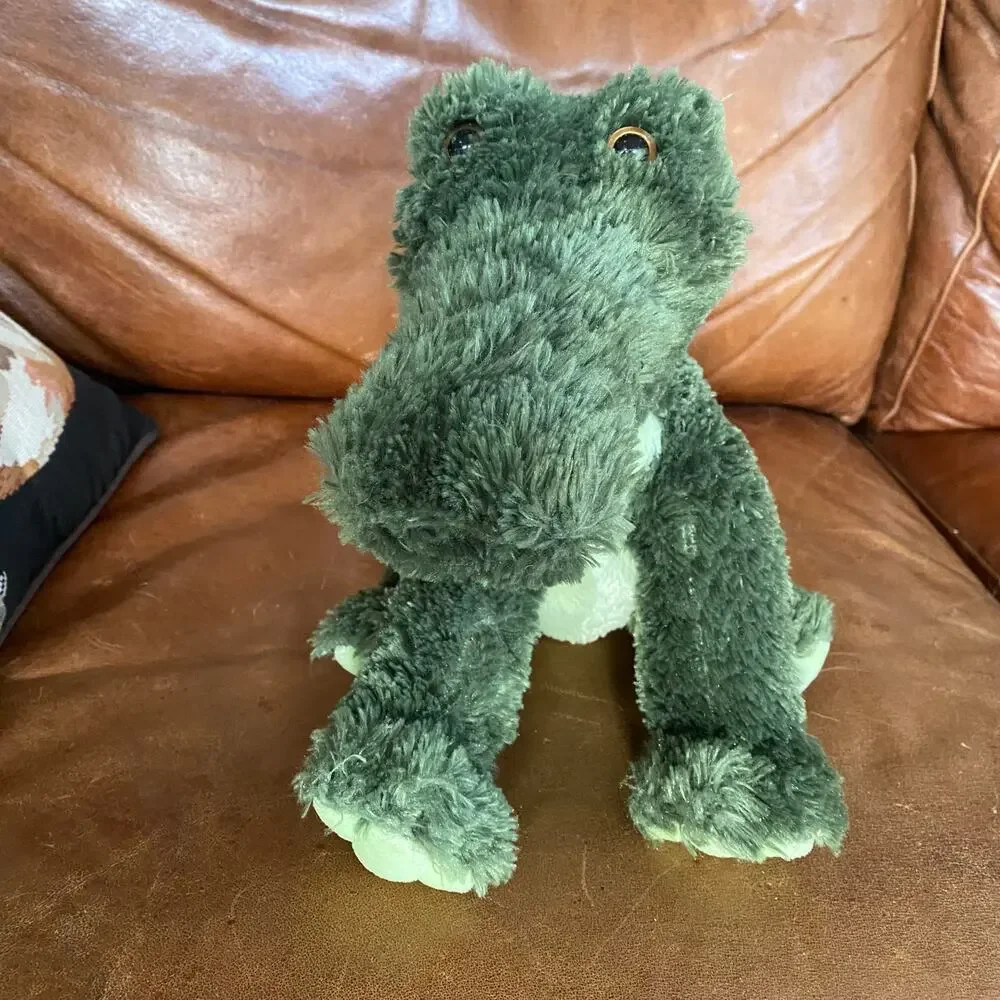 Green Sitting Plush Alligator by Aurora ~18